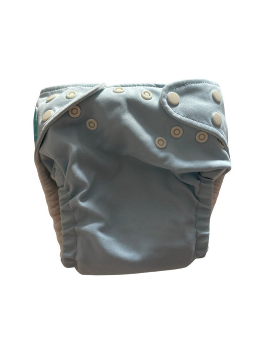 A Blue Cloth Diapers from Charlie Banana in size O/S for neutral. (Front View)