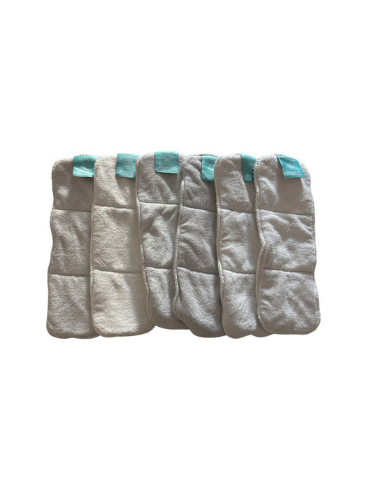 A White Cloth Diapers from Charlie Banana in size M for neutral. (Front View)