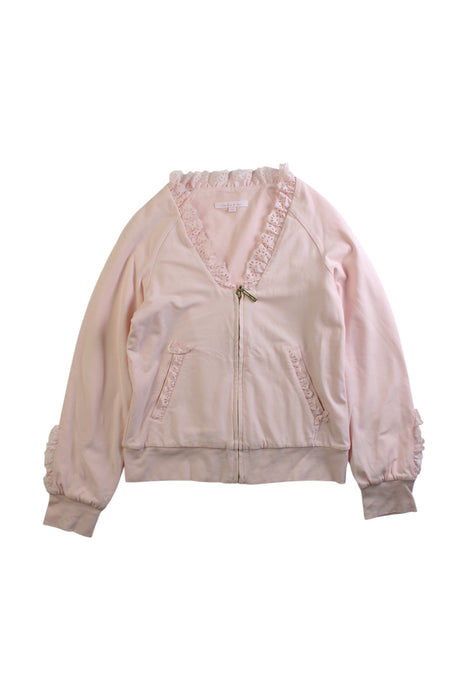 A Pink Lightweight Jackets from Nicholas & Bears in size 8Y for girl. (Front View)
