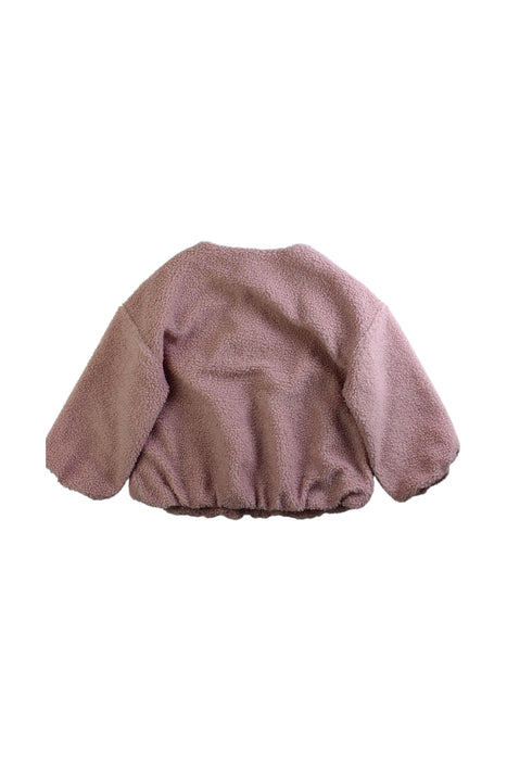 A Pink Puffer/Quilted Coats & Outerwear from Les Enphants in size 4T for girl. (Back View)