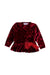 A Burgundy Long Sleeve Dresses from Special Day in size 2T for girl. (Front View)