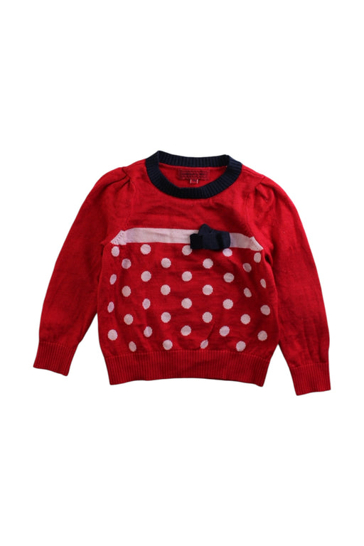 A Red Knit Sweaters from Nicholas & Bears in size 12-18M for girl. (Front View)