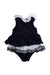 A Navy Sleeveless Rompers from Nicholas & Bears in size 3-6M for girl. (Back View)