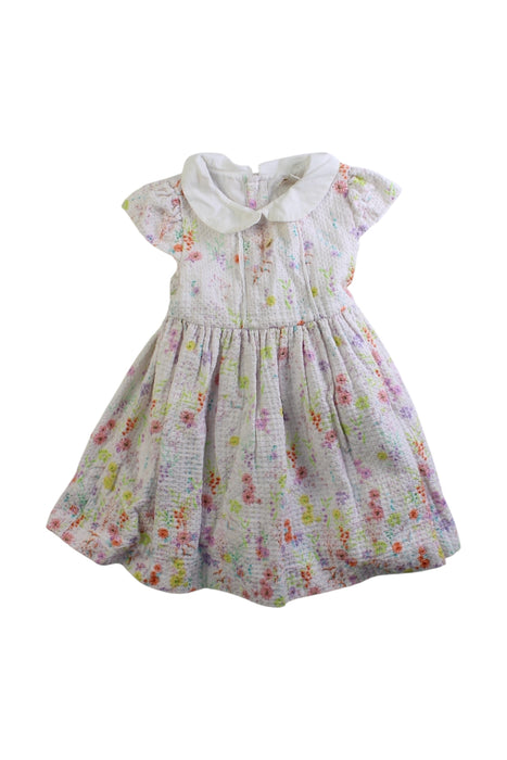 A Multicolour Short Sleeve Dresses from Purete du... Bebe in size 12-18M for girl. (Front View)