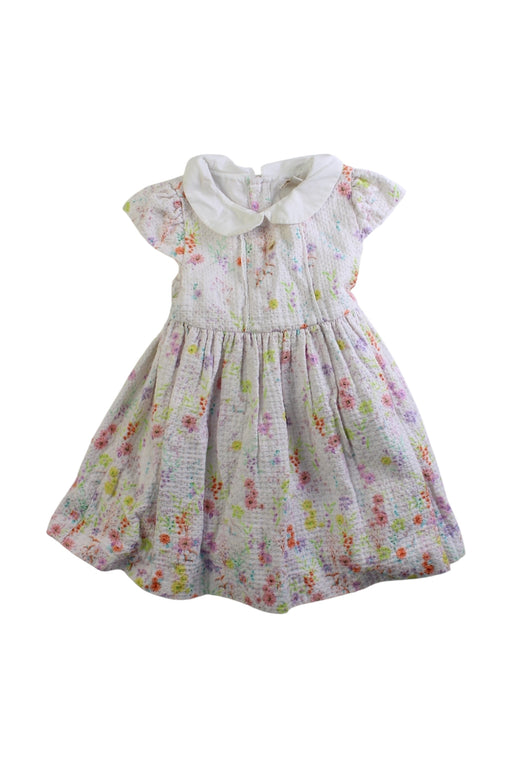 A Multicolour Short Sleeve Dresses from Purete du... Bebe in size 12-18M for girl. (Front View)