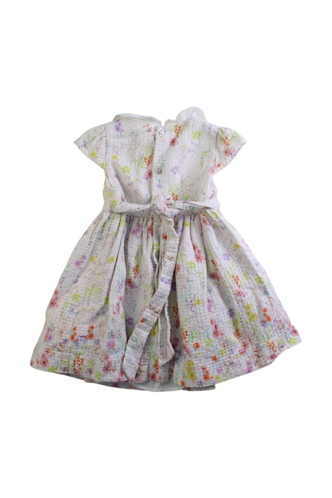 A Multicolour Short Sleeve Dresses from Purete du... Bebe in size 12-18M for girl. (Back View)