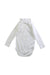 A White Long Sleeve Bodysuits from Petit Bateau in size 6-12M for girl. (Back View)