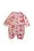 A Multicolour Long Sleeve Rompers from Mides in size 0-3M for girl. (Back View)