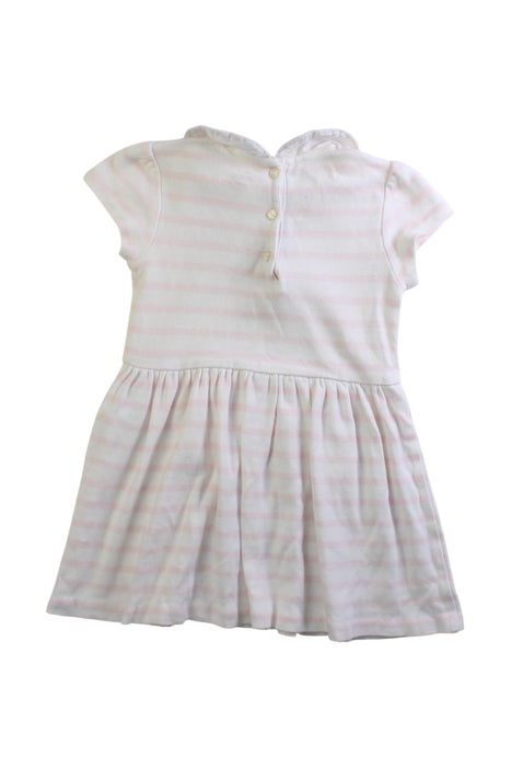 A White Short Sleeve Dresses from Ralph Lauren in size 18-24M for girl. (Back View)