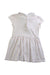 A White Short Sleeve Dresses from Ralph Lauren in size 18-24M for girl. (Back View)