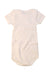 A White Short Sleeve Bodysuits from Petit Bateau in size 12-18M for girl. (Back View)