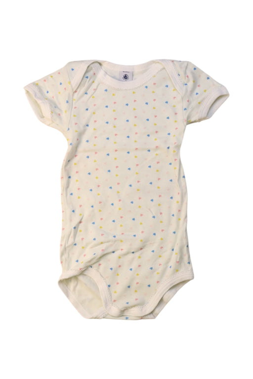 A Multicolour Short Sleeve Bodysuits from Petit Bateau in size 12-18M for girl. (Front View)