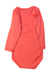A Orange Long Sleeve Bodysuits from Petit Bateau in size 12-18M for girl. (Back View)