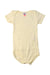 A Yellow Short Sleeve Bodysuits from Petit Bateau in size 12-18M for girl. (Front View)