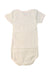 A Ivory Short Sleeve Bodysuits from Petit Bateau in size 12-18M for girl. (Back View)