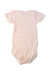 A White Short Sleeve Bodysuits from Petit Bateau in size 2T for girl. (Back View)