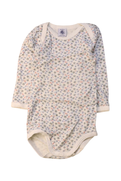 A Multicolour Long Sleeve Bodysuits from Petit Bateau in size 12-18M for girl. (Front View)