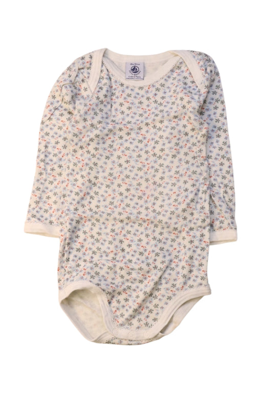 A Multicolour Long Sleeve Bodysuits from Petit Bateau in size 12-18M for girl. (Front View)