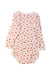 A White Long Sleeve Bodysuits from Petit Bateau in size 12-18M for girl. (Back View)