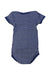 A Navy Short Sleeve Bodysuits from Petit Bateau in size 12-18M for girl. (Back View)