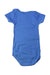 A Blue Short Sleeve Bodysuits from Petit Bateau in size 12-18M for girl. (Back View)