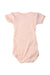 A Pink Short Sleeve Bodysuits from Petit Bateau in size 0-3M for girl. (Back View)