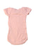 A Pink Short Sleeve Bodysuits from Petit Bateau in size 0-3M for girl. (Back View)