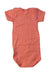 A Peach Short Sleeve Bodysuits from Petit Bateau in size 0-3M for girl. (Back View)