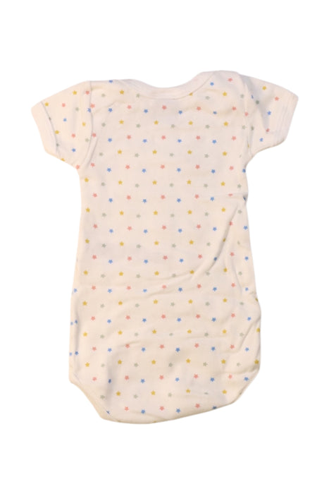 A Multicolour Short Sleeve Bodysuits from Petit Bateau in size 0-3M for girl. (Back View)