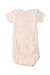 A White Short Sleeve Bodysuits from Petit Bateau in size 0-3M for girl. (Back View)