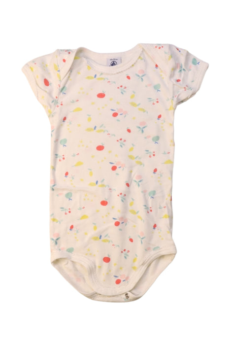 A Multicolour Short Sleeve Bodysuits from Petit Bateau in size 12-18M for girl. (Front View)