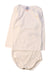 A White Long Sleeve Bodysuits from Petit Bateau in size 12-18M for girl. (Front View)