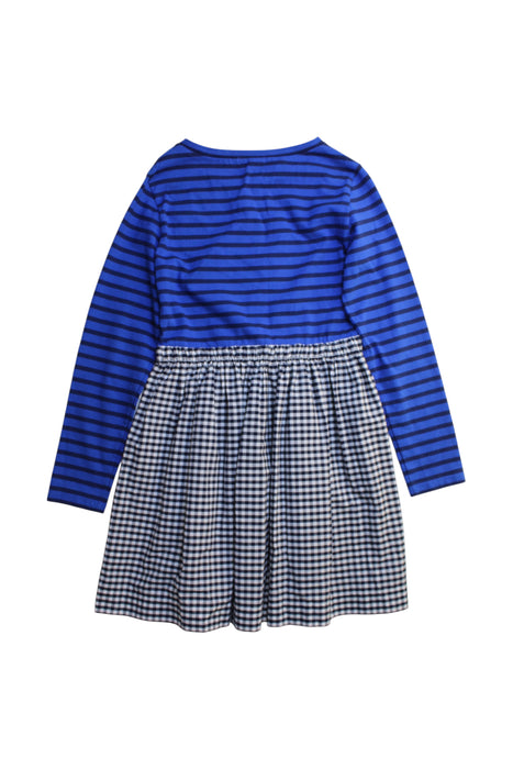 A Blue Long Sleeve Dresses from Crewcuts in size 8Y for girl. (Back View)
