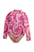 A Pink Rash Guards from Crewcuts in size 8Y for girl. (Front View)