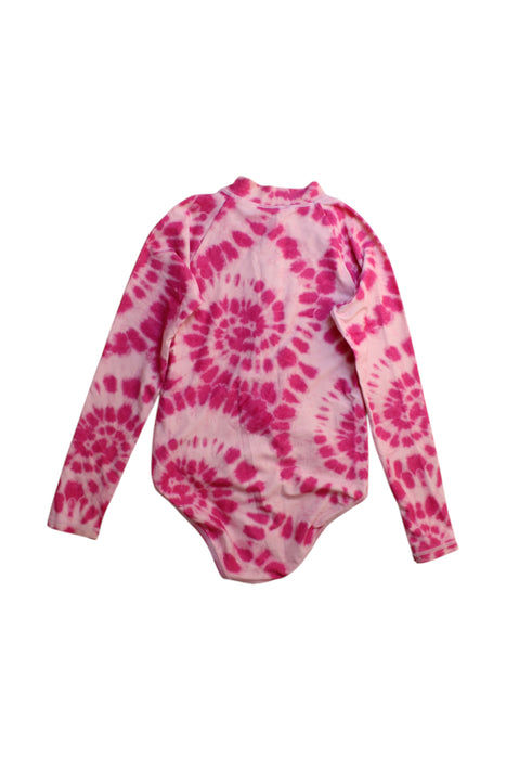 A Pink Rash Guards from Crewcuts in size 8Y for girl. (Back View)