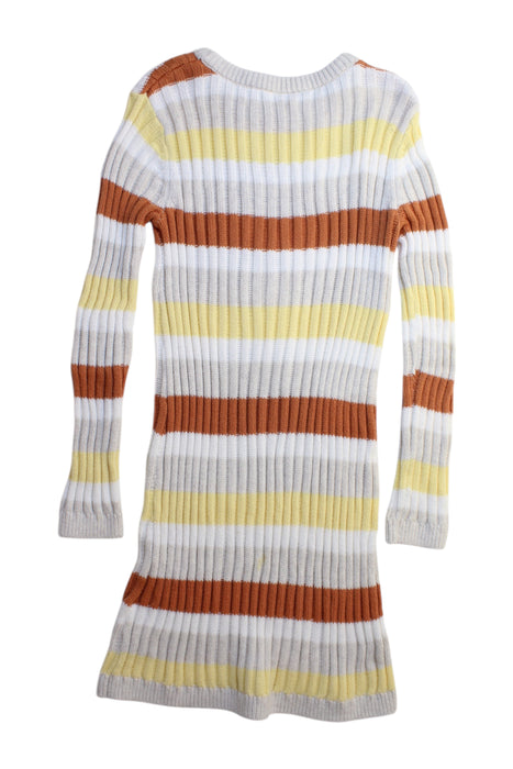 A Multicolour Sweater Dresses from Seed in size 7Y for girl. (Back View)