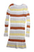 A Multicolour Sweater Dresses from Seed in size 7Y for girl. (Back View)