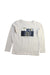 A White Long Sleeve T Shirts from Crewcuts in size 7Y for girl. (Front View)