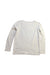 A White Long Sleeve T Shirts from Crewcuts in size 7Y for girl. (Back View)