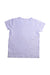 A Purple Short Sleeve Tops from Crewcuts in size 7Y for girl. (Back View)