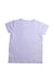 A Purple Short Sleeve Tops from Crewcuts in size 7Y for girl. (Back View)