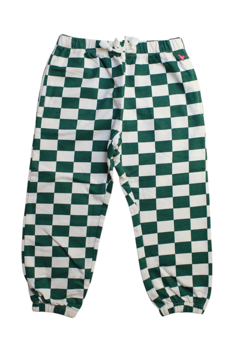 A Green Casual Pants from Pink Chicken in size 4T for boy. (Front View)