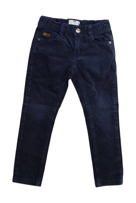 A Navy Casual Pants from Cyrillus in size 5T for boy. (Front View)