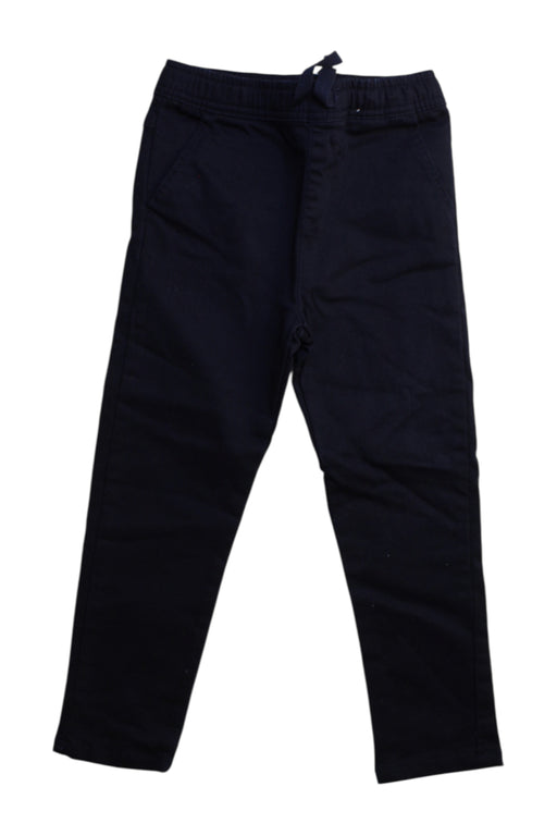 A Navy Casual Pants from Seed in size 5T for boy. (Front View)