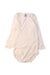A White Long Sleeve Bodysuits from Petit Bateau in size 18-24M for girl. (Front View)