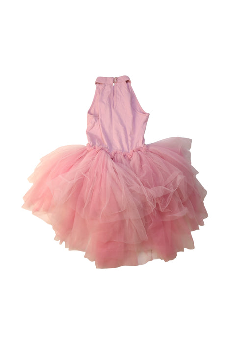 A Pink Sleeveless Dresses from Tutu Du Monde in size 2T for girl. (Back View)