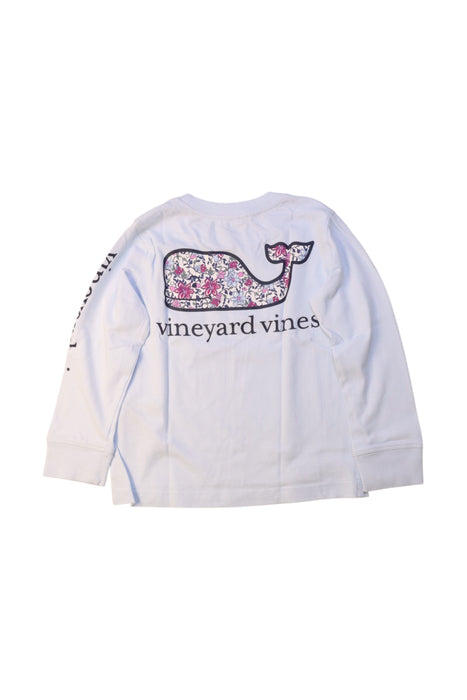 A White Long Sleeve T Shirts from Vineyard Vines in size 2T for girl. (Back View)