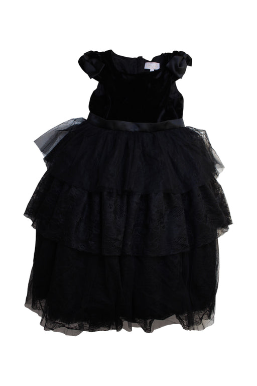 A Black Sleeveless Dresses from Nicholas & Bears in size 6T for girl. (Front View)