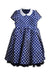 A Blue Short Sleeve Dresses from Nicholas & Bears in size 8Y for girl. (Front View)