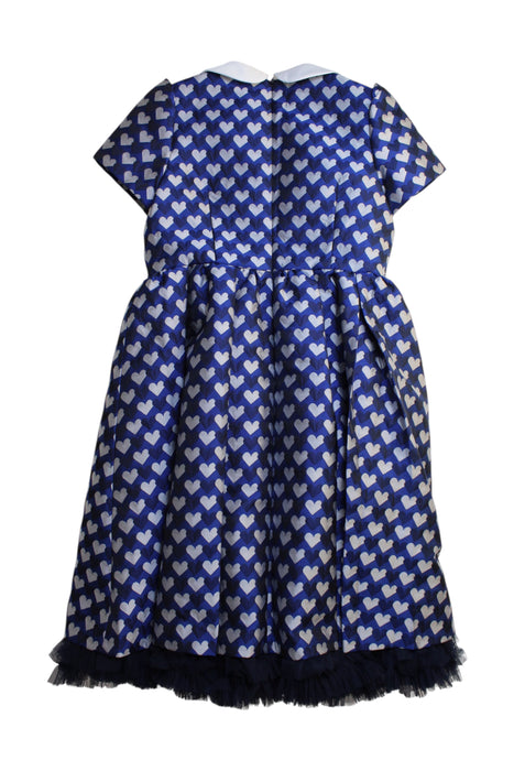 A Blue Short Sleeve Dresses from Nicholas & Bears in size 8Y for girl. (Back View)